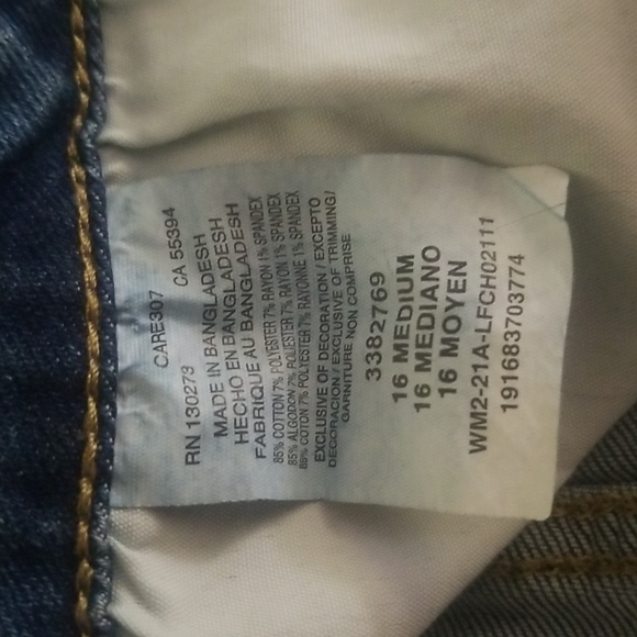 Lee Button fly denim shorts  Womens - Picture 5 of 5